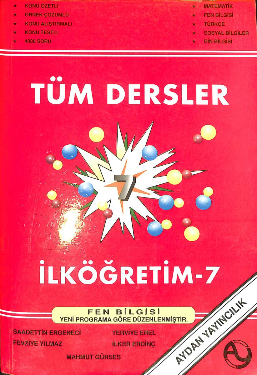 2000'ler İlköğretim 7.Sınıf Tüm Dersler NDR99927 - 1