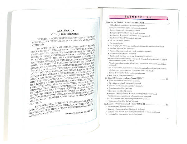 2000'ler İlkokul 4.Sınıf Türkçe Ders Kitabı NDR99683 - 2