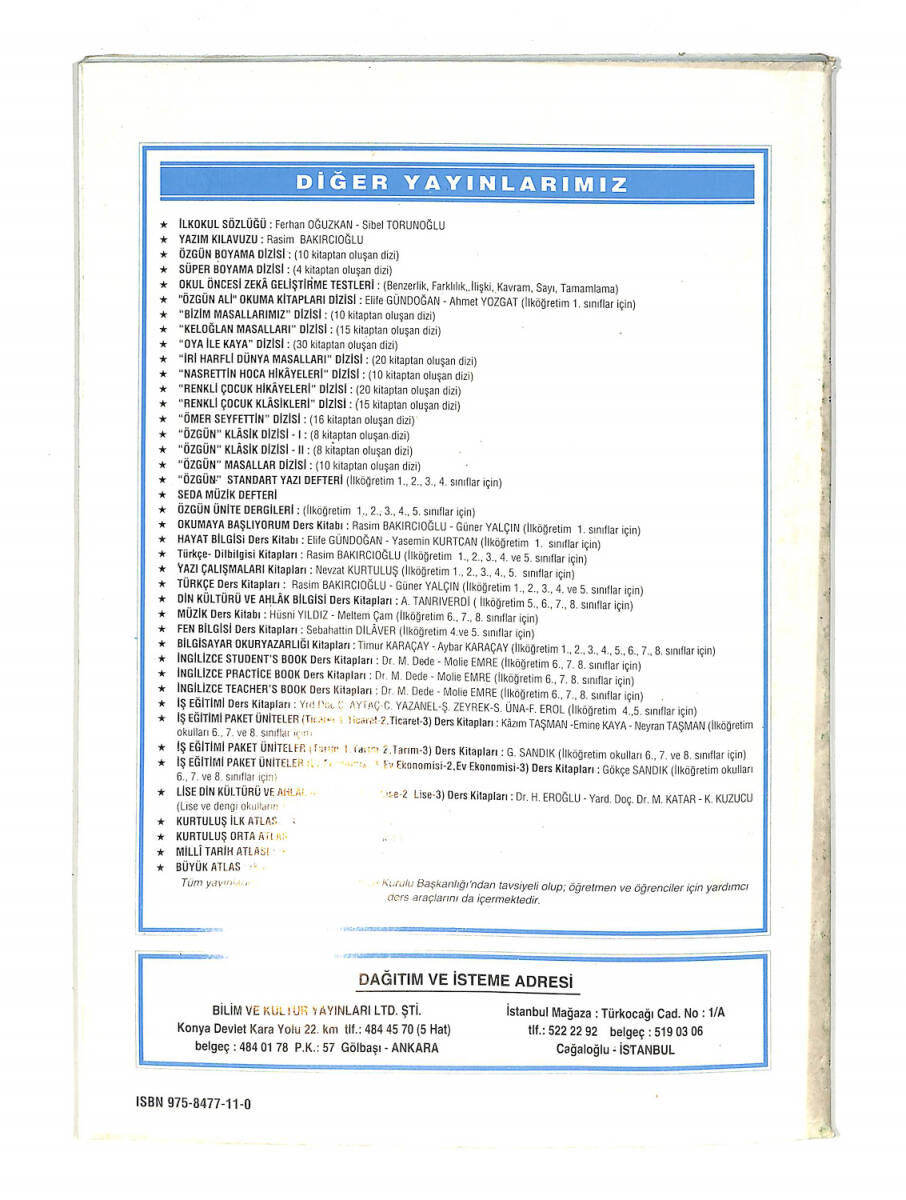 2000'ler İlkokul 4.Sınıf Türkçe Dil Bilgisi Ders Kitabı NDR99681 - 3