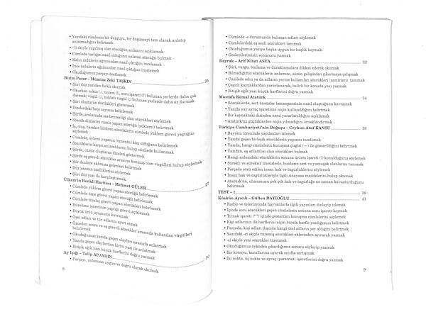 2000'ler İlkokul 5.Sınıf Türkçe Ders Kitabı NDR99701 - 2
