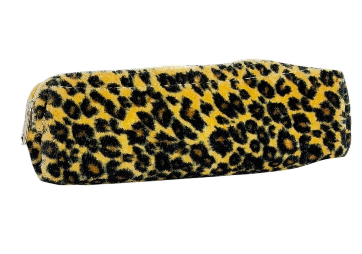 2000'ler Leopar Desenli Peluş Kalemlik AOB5242 - 1