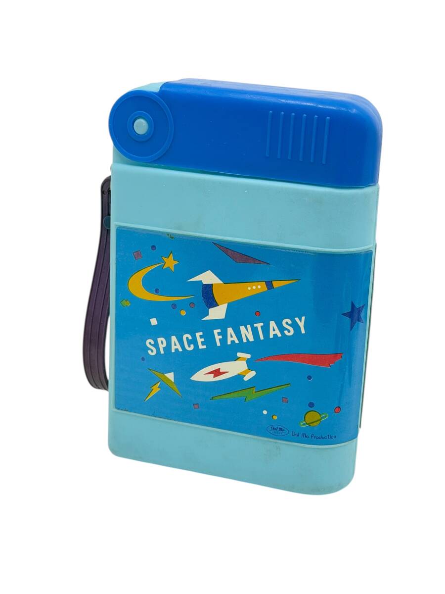 2000'ler Space Fantasy Baskılı Plâstik Su Matarası AOB5426 - 1