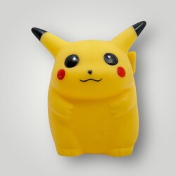 2000'ler Türk Malı Birlik Kauçuk Oyuncak Sesli Pikachu (Sıfır Ürün) AOB5038 - 1