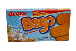 2000'ler Ülker Bego (Türkiye'nin Omega 3 İçeren İlk Bebe Bisküvisi) Bebe Bisküvisi AOB4329 (N) - 3