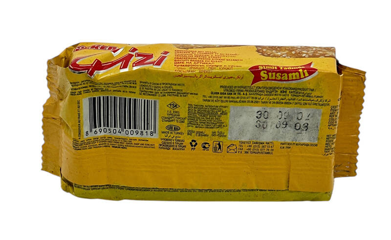 2000'ler Ülker Çizi Peynirli Susamlı Kraker AOB4322 - 2
