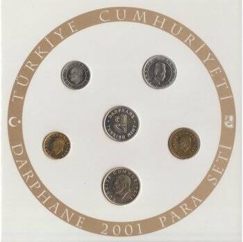 2001 Darphane Tedavül Para Seti TCM3314 - 2