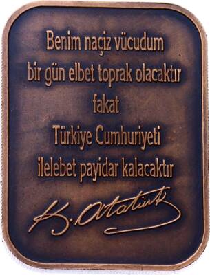 2001 - Mustafa Kemal Atatürk Altın Madalyon TCH416 - 2
