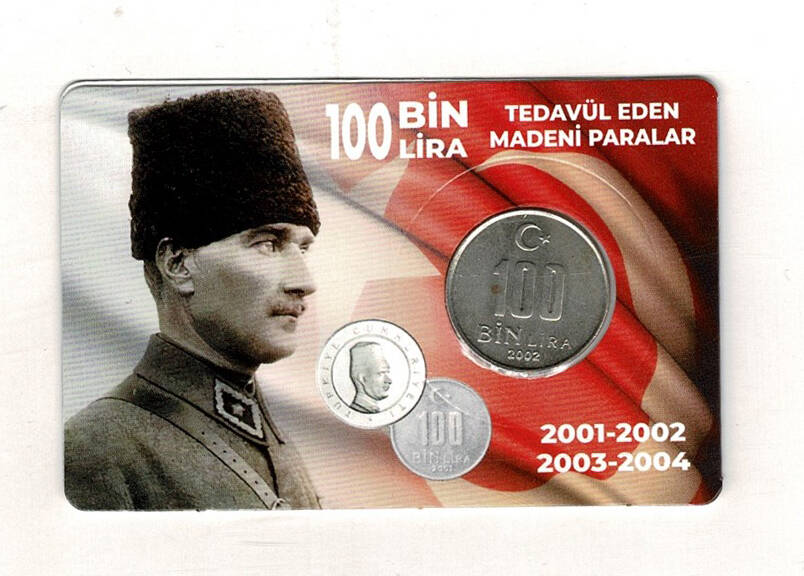 2002 Yılı 100.000 Lira ÇİL *Özel Kitinde* TCM3333 - 1