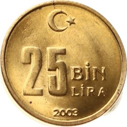 2003 Yılı 25.000 Lira - ÇİL TCM3264 - 5
