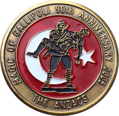 2005 Gelibolu 90.Yıldönümü Hatıra Madalyon *Anzak* (Özel Kutusunda- Sertifikalı) MVM941 - 5