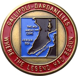 2005 Gelibolu 90.Yıldönümü Hatıra Madalyon *Anzak* (Özel Kutusunda- Sertifikalı) MVM941 - 2