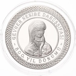 2006 - Tıp Eğitiminin 800.Yılı Gümüş Hatıra Para (Sertifikalı) TCH893 - Gökçekoleksiyon