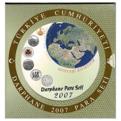 2007 Darphane Tedavül Para Set TCM1959 - Gökçekoleksiyon