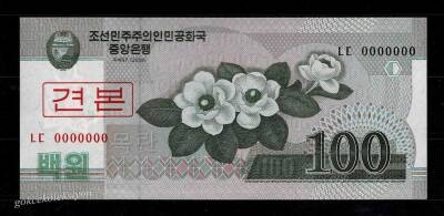2008 Kore Specimen 100 Won Çil YKP736 - 1