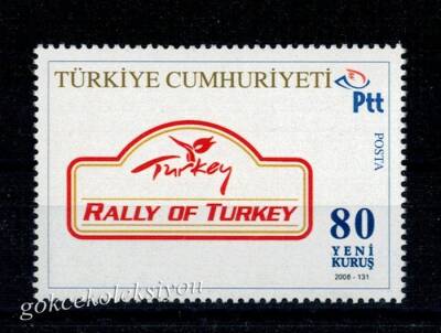 2008 T.C Rally Of Turkey Özel Pul MNH PPT925 - 1