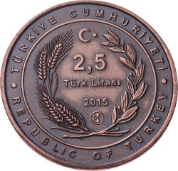 2015 - Midilli Kruvazörü Bronz Hatıra Para *Sertifikalı* ÇİL TCH430 - 2