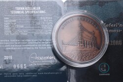 2015 - Midilli Kruvazörü Bronz Hatıra Para *Sertifikalı* ÇİL TCH430 - 3