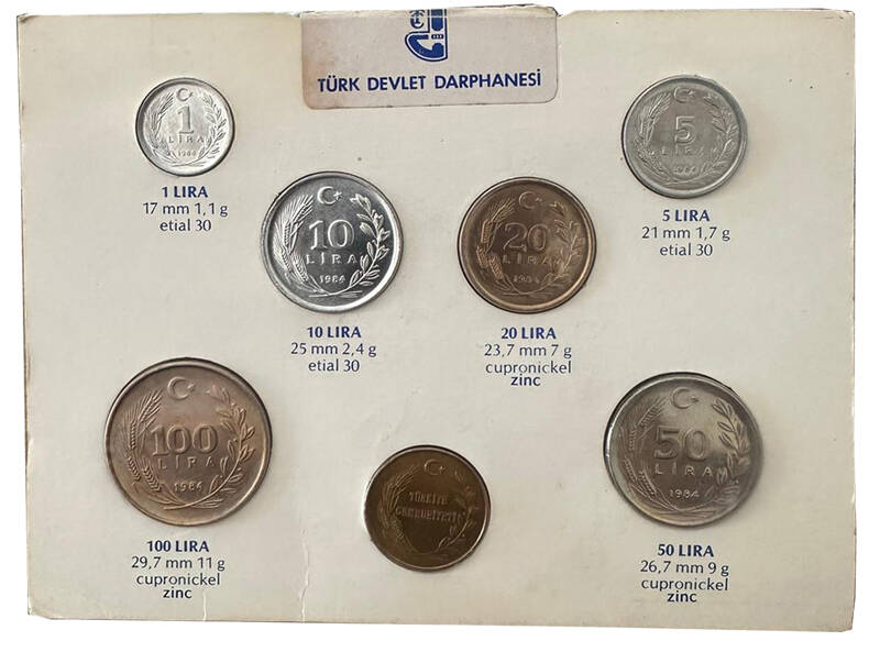 1984 Darphane Tedavül Para Seti TCM3051 - 1