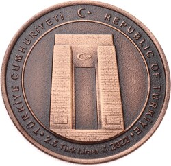2022 - 1915 Çanakkale Köprüsü Bronz Hatıra Para *Sertifikalı* - ÇİL TCH418 - 2