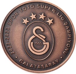 2023 - Galatasaray 23.Şampiyonluk Bronz Hatıra Para *Sertifikalı* - ÇİL TCH419 - Gökçekoleksiyon