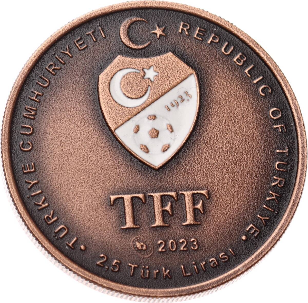 2023 - Galatasaray 23.Şampiyonluk Bronz Hatıra Para *Sertifikalı* - ÇİL TCH419 - 2