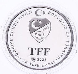 2023 - Galatasaray Süper Lig Şampiyonu Gümüş Hatıra Para - ÇİL TCH478 #176 - 2