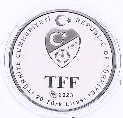 2023 - Galatasaray Süper Lig Şampiyonu Gümüş Hatıra Para - ÇİL TCH478 #176 - 2