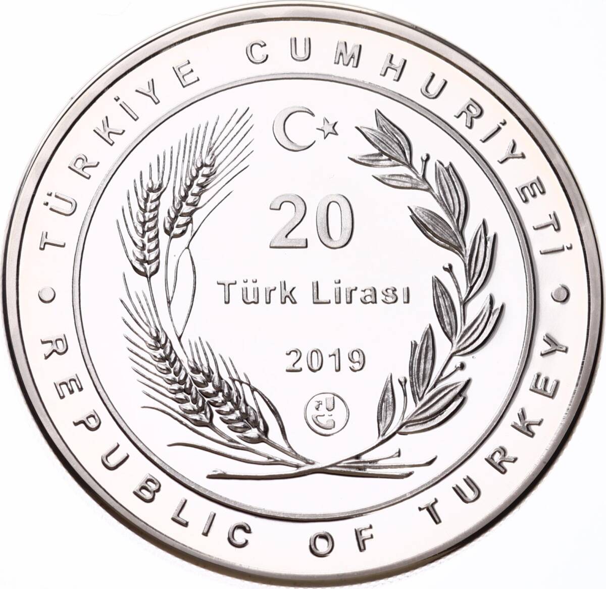 2019 - Dede Korkut Gümüş Hatıra Para *Sertifikalı* - ÇİL TCH442 #241 - 2