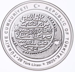 2025 - Osmanlı Padişahları Serisi No:20 - II. Süleyman Gümüş Hatıra Para *Sertifikalı* - ÇİL TCH440 #241 - 2