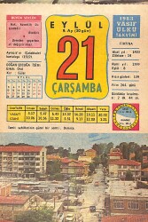 21 Eylül 1983 Takvim Yaprağı - Doğum Günü Hediyesi EFMN15907 - Gökçekoleksiyon