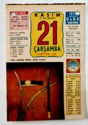 21 Kasım 1979 Takvim Yaprağı -Doğum Günü Hediyesi EFM(N)6517 - Gökçekoleksiyon