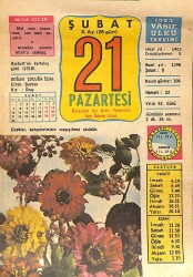 21 Şubat 1983 Takvim Yaprağı - Doğum Günü Hediyesi EFMN15058 - Gökçekoleksiyon