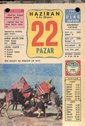 22 Haziran 1980 Takvim Yaprağı - Doğum Günü Hediyesi EFM(N)9139 - Gökçekoleksiyon