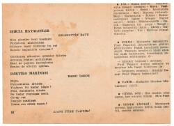 22 Ocak 1960 Ajans Türk Takvim Yaprağı(Şiirli Saatli) EFM(N)1100 - 8