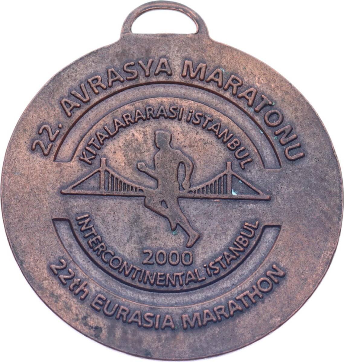 22.Avrasya Maratonu 2000 Yılı Madalya MVM2047 - 1