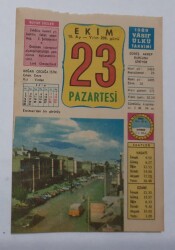 23 Ekim 1989 Takvim Yaprağı - Doğum Günü Hediyesi EFM(N)6569 - Gökçekoleksiyon