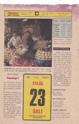 23 Eylül 1980 Takvim Yaprağı -Doğum Günü Hediyesi EFM(N)6423 - Gökçekoleksiyon