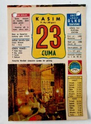 23 Kasım 1979 Takvim Yaprağı -Doğum Günü Hediyesi EFM(N)6519 - Gökçekoleksiyon