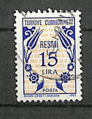 23 Kasım 1983 Resmi Pullar 15 Lira PPT1881 - 1
