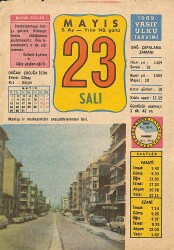 23 Mayıs 1989 Takvim Yaprağı - Doğum Günü Hediyesi EFMN13747 - Gökçekoleksiyon