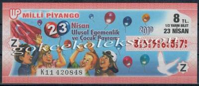 23 Nisan 2010 Yarım Bilet PYB2584 - 1