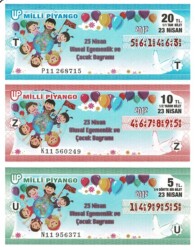 23 Nisan 2012 Çeyrek, Yarım ve Tam Bilet U-Z-T PYB4039 - Gökçekoleksiyon