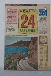 24 Aralık 1980 Takvim Yaprağı - Doğum Günü Hediyesi EFM(N)6551 - Gökçekoleksiyon