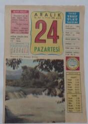 24 Aralık 1990 Takvim Yaprağı - Doğum Günü Hediyesi EFM(N)6803 - Gökçekoleksiyon