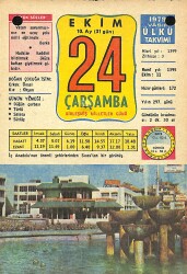 24 Ekim 1979 Takvim Yaprağı - Doğum Günü Hediyesi EFM(N)11765 - Gökçekoleksiyon