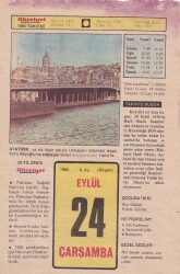 24 Eylül 1980 Takvim Yaprağı -Doğum Günü Hediyesi EFM(N)6424 - Gökçekoleksiyon