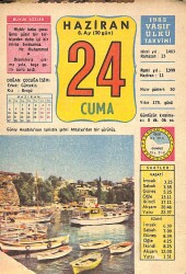 24 Haziran 1983 Takvim Yaprağı - Doğum Günü Hediyesi EFM(N)9019 - Gökçekoleksiyon