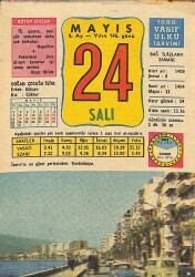 24 Mayıs 1988 Takvim Yaprağı - Doğum Günü Hediyesi EFM(N)12466 - Gökçekoleksiyon