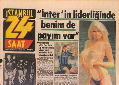 24 Saat Gazetesi 11 Şubat 1985 - Sevda Karaca Alkollü Geceyi Karakolda Geçirdi - Şenol Nihayet Patlama Yaptı ! GZ127895 - 1