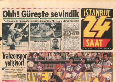 24 Saat Gazetesi 12 Mart 1985 - Bing Crosbynin Kızı Mary Aranan Bir Yıldız Oldu - Fenerbahçe Beklemede GZ127897 - 1